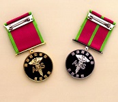 Auxiliary Medical Service Long Service Medal and Clasps