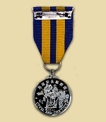 民眾安全服務隊長期服務獎章及加敘勳扣